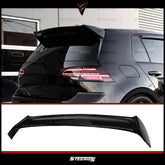 Rear Roof Spoiler For VW Golf 7 - 7,5 2012-2020 Osir Style Piano Black ABS Plastic