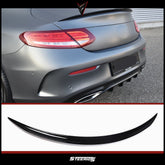 Rear Spoiler For Mercedes W205 Coupe 2-Door C Class C205 2015-2020 Coupe C180 C200 C250 C300 C350 C63 C43 AMG Piano Black ABS Plastic