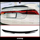 Rear Spoiler For Audi A7 C8 S7 RS7 4K 2018-2021 Rear Spoiler Piano Black ABS Plastic