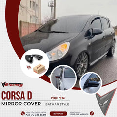 Mirror Cover for Opel Corsa D 2006-2014 Batman Model