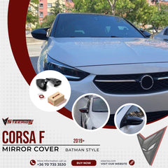 Mirror Cover for Opel Corsa F 2019+ Batman Model