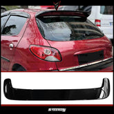 Rear Spoiler For Peugeot 206 1998-2012 Rear Spoiler Piano Black ABS Plastic