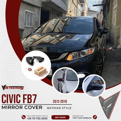 Mirror Cover for Honda Civic FB7 FB7 FL 2012-2016 Batman Model