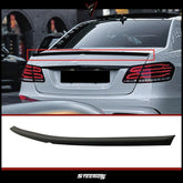 Rear Spoiler For Mercedes W212 Sedan Trunk 2009-2016 AMG Piano Black ABS Plastic