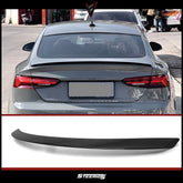 Rear Spoiler For Audi A5 B9 2017-2021 Coupe-Sedan Piano Black ABS Plastic