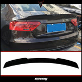 Rear Spoiler For Audi A5 B8 M4 Style 2009-2016 Sedan 4 Door Piano Black ABS Plastic