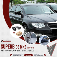 Mirror Cover for Skoda SuperB B6 MK2 2008-2015 Batman Model