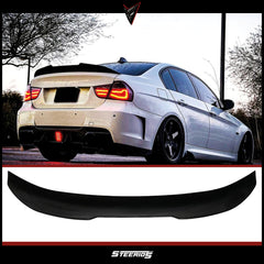 Rear Spoiler For BMW E90 3 Series PSM 2005-2012 Piano Black ABS Plastic