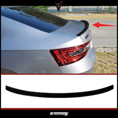 Rear Spoiler For Skoda SuperB B8 Trunk Spoiler 2015+ Piano Black ABS Plastic