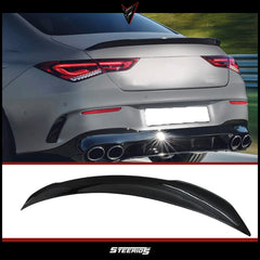 Rear Spoiler For Mercedese W118 CLA CLA45 C118 2019-2023 Piano Black ABS Plastic