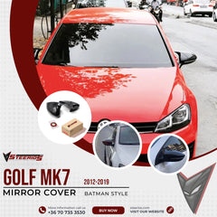 Mirror Cover for VW Golf MK7 2012-2019 Batman Model