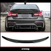Rear Spoiler For BMW G30 5 Series M4 Style 2017-2021 Piano Black ABS Plastic