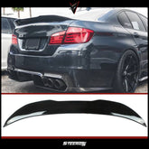 Rear Spoiler For BMW 5-Series F10 PSM 2010-2017 520i 535i 528i Piano Black ABS Plastic