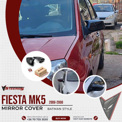 Mirror Cover for Ford Fiesta MK5 2006-2008 Batman Model