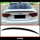 Rear Spoiler For Audi A5 B8 S5 Style 2009-2016 Piano Black ABS Plastic