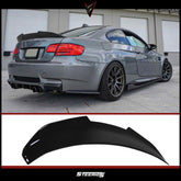Rear Spoiler For BMW E92 3 Series PSM 2006-2010 Piano Black ABS Plastic