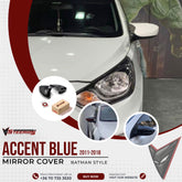 Mirror Cover for Hyundai Accent Blue 2011-2018 Batman Model