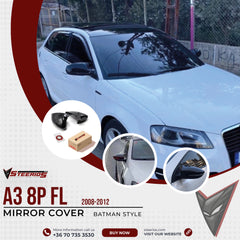 Mirror Cover for Audi A3 8P FL 2D 4D 2008-2012 Batman Model