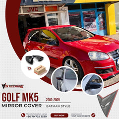 Mirror Cover for VW Golf MK5 2003-2009 Batman Model