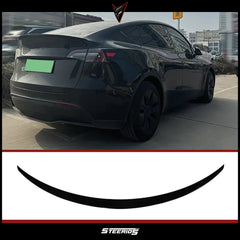 Rear Spoiler For Tesla Model Y 2019-2024 Piano Black ABS Plastic