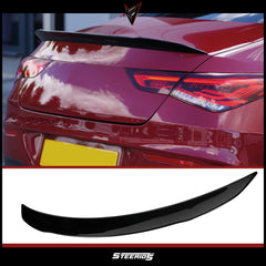 Rear Spoiler For Mercedes C118 CLA AMG Style 2020-2024 Piano Black ABS Plastic