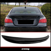 Rear Spoiler For BMW E60 5 Series M5 Style 2004-2010 520i 525i 530 Piano Black ABS Plastic