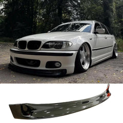 Front Bumper Lip Splitter for BMW 3 Series E46 Coupe M Sport M3 Kit CSL Style 1997-2006, ABS Plastic Piano Black Vacuum Car Tuning Body Part Body Kit