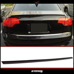 Rear Spoiler For Audi A4 B7 2004-2008 Piano Black ABS Plastic