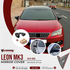 Mirror Cover for Seat Leon MK3 2012-2020 Batman Model