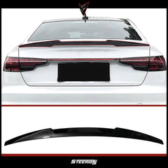 Rear Spoiler For Audi A4 B9 M4 Style 2019-2021 Piano Black ABS Plastic