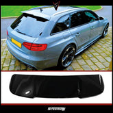 Rear Spoiler For Audi A4 B8 Avant 2008-2015 ALLROAD Piano Black ABS Plastic