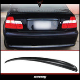 Rear Spoiler For BMW E46 MP 1997-2006 4 Doors Piano Black ABS Plastic