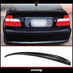 Rear Spoiler For BMW E46 MP 1997-2006 4 Doors Piano Black ABS Plastic