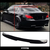 Roof Top Spoiler For BMW E60 5 Series M4 Style 2004-2010 520i 525i 530 Piano Black ABS Plastic