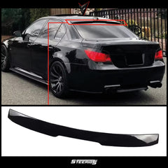 Roof Top Spoiler For BMW E60 5 Series M4 Style 2004-2010 520i 525i 530 Piano Black ABS Plastic