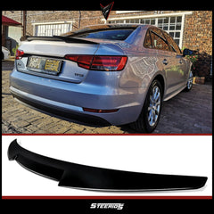 Rear Spoiler For Audi A4 SD B9 2019 M4 Style Piano Black ABS Plastic