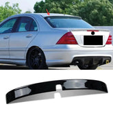 Roof Top Spoiler For Mercedes W203 2000-2011 Piano Black ABS Plastic