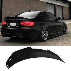 Rear Spoiler For BMW E92 3 Series PSM 2006-2010 Piano Black ABS Plastic