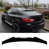 Roof Top Spoiler For BMW X6 E71 E72 2008-2014 Roof M4 Style Piano Black ABS Plastic