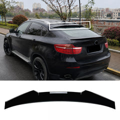 Roof Top Spoiler For BMW X6 E71 E72 2008-2014 Roof M4 Style Piano Black ABS Plastic