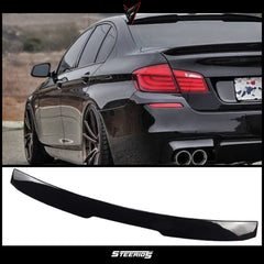 Roof Top Spoiler For BMW 5-Series F10 M4 Style 2010-2016 520i 535i 528i (Not compatible with E60) Piano Black ABS Plastic