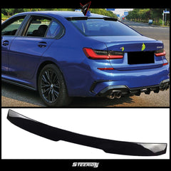 Roof Top Spoiler For BMW G20 3 Series M4 Style 2019+ Piano Black ABS Plastic