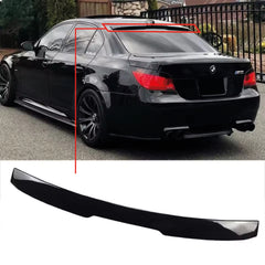Roof Top Spoiler For BMW E60 5 Series M4 Style 2004-2010 520i 525i 530 Piano Black ABS Plastic