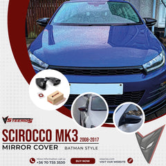 Mirror Cover for Scirocco MK3 2008-2017 Batman Model