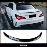 Rear Spoiler For Mercedes W117 CLA 180 200 250 45 Amg 2013-2019 Piano Black ABS Plastic