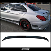 Roof Top Spoiler For Mercedes W205 AMG 2015-2021 Piano Black ABS Plastic