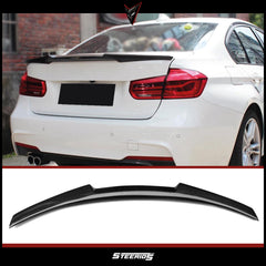 Rear Spoiler For BMW 3 Series F30 F30 Lci M4 Type 2012 2018 Piano Black ABS Plastic