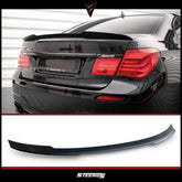 Rear Spoiler For BMW F01 2009-2013 Max Cap Style Trunk Piano Black ABS Plastic
