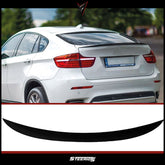 Rear Spoiler For BMW X6 E71 E72 X6 2008-2015 Piano Black ABS Plastic