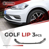 Front Bumper Lip for Volkswagen VW Golf 7 / 7,5 2013-2019 Golf Model G-Type Adjustable All Car